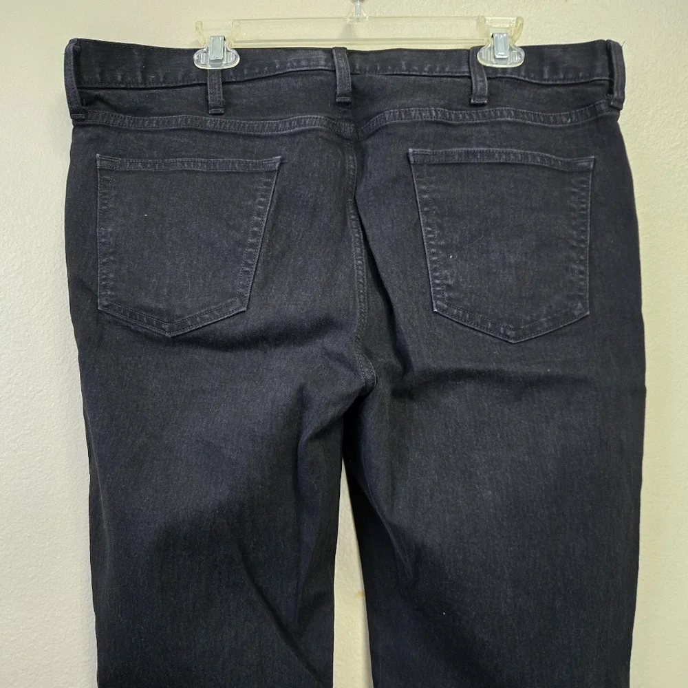 OLD‎ NAVY Jeans Men's 38x34 Relaxed Slim Tapered Denim Black Built in Flex